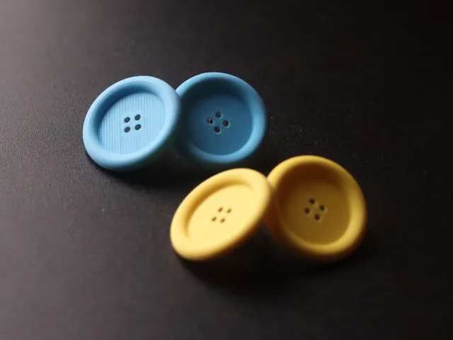 纽扣耳钉