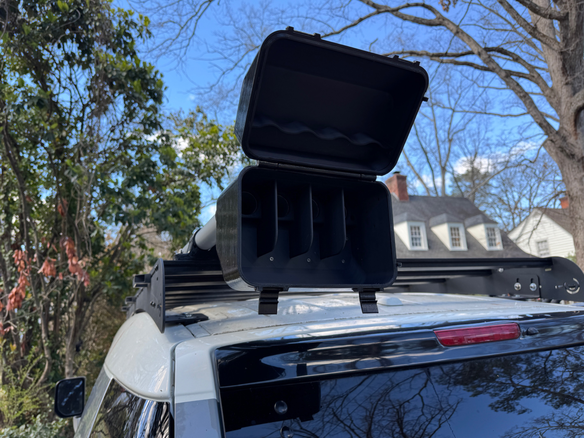 Fly Fishing 4-Rod Car holder