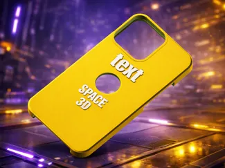 iPhone Case Fully Parametric 15/16/17 Text + Icons