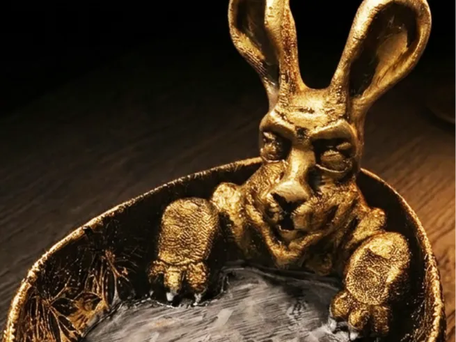 Easter bunny tray