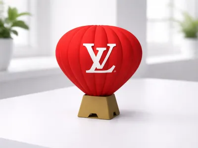 LV Hot Air Balloon Lamp – Decorative 3D Print