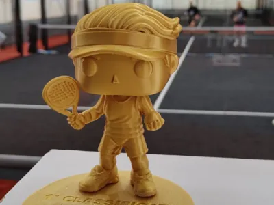 Padel Funko Pop trophy
