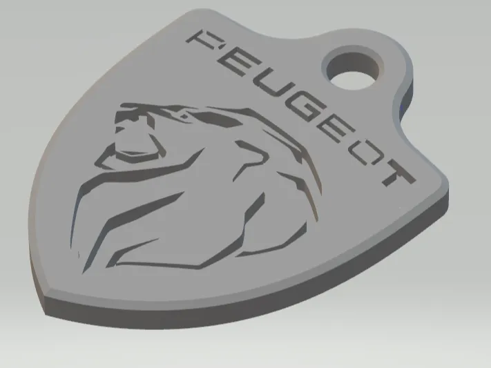 Peugeot keychain