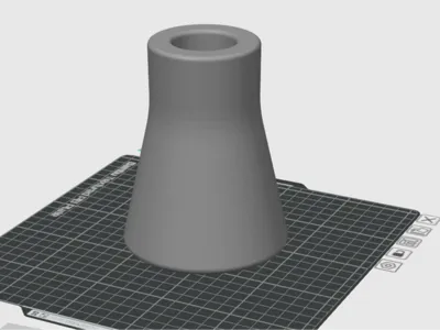 Table leg riser 100, depth 50 - inner hole 42