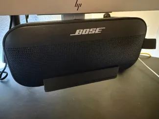 Under Monitor Bluetooth Speaker Shelf