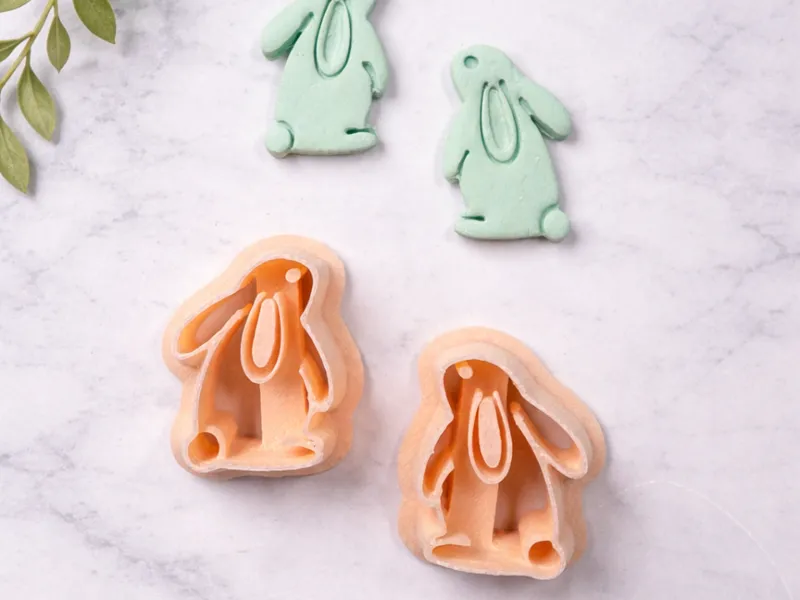 Floppy Bunny Polymer Clay Cutter Set