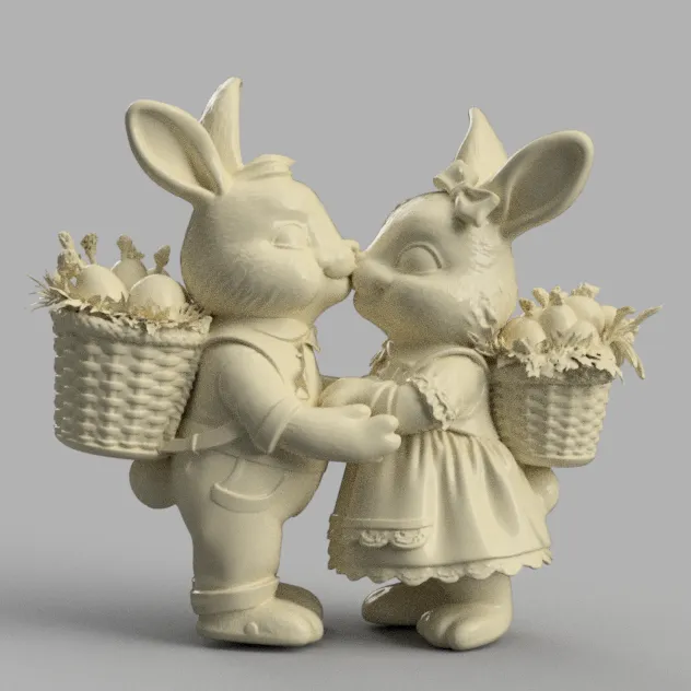 Cute Bunny Couple