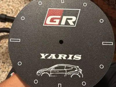 GR YARIS CLOCK