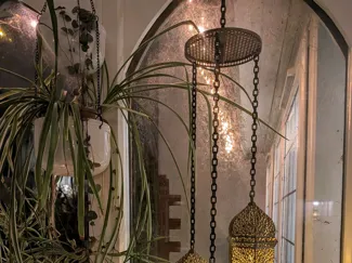 Moroccan lamp hanging system