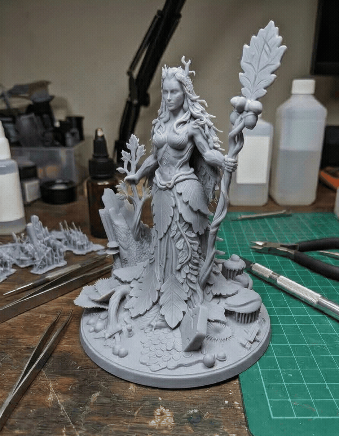 Forest Dryad Guardian - Nature Spirit / Druid