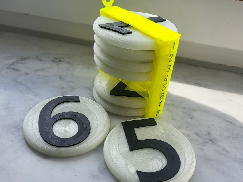 FPV Channel Pucks/Signs with TPU holder