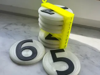 FPV Channel Pucks/Signs with TPU holder