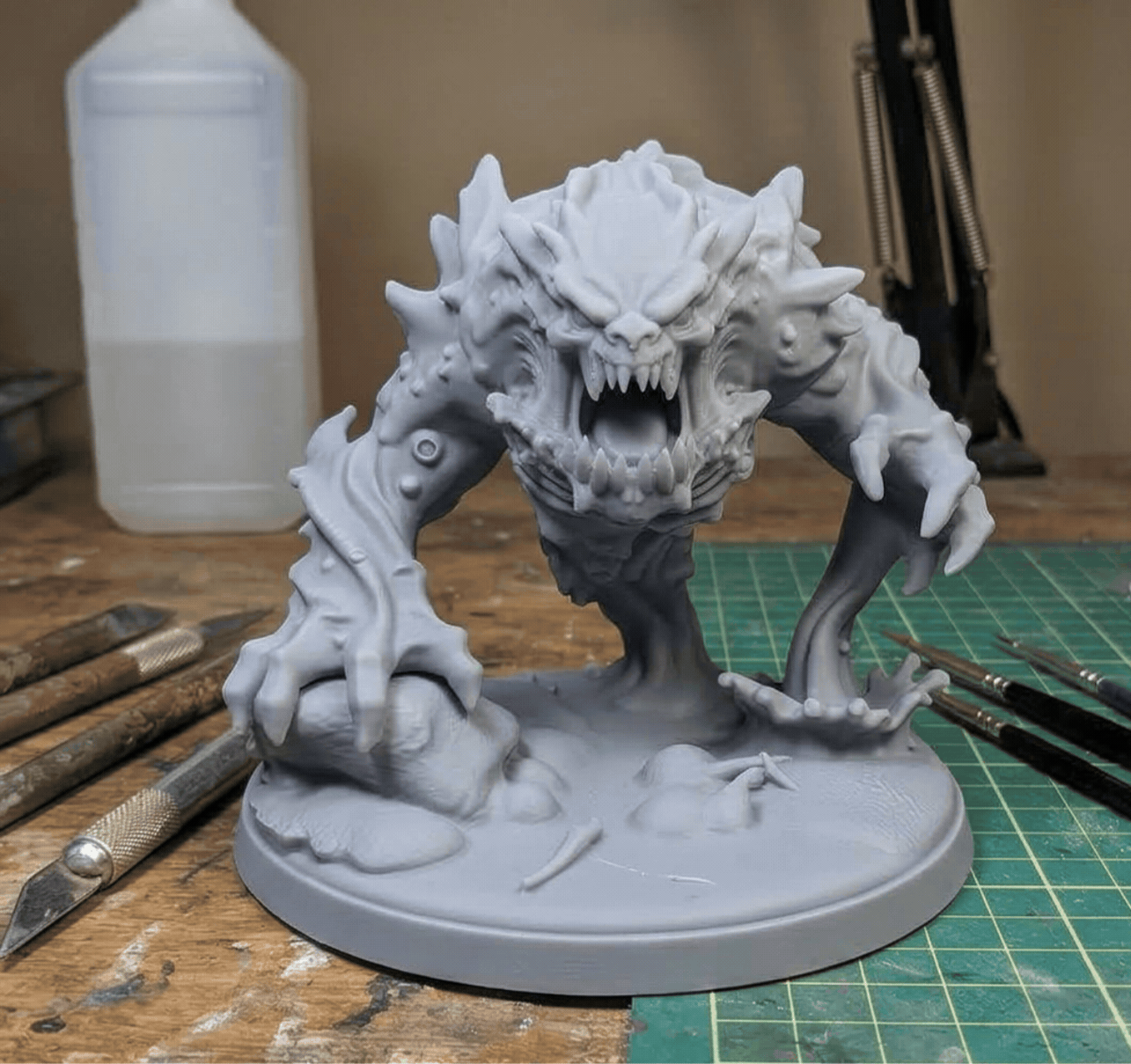 Raging Water Elemental - Tide Golem Aquatic Spirit