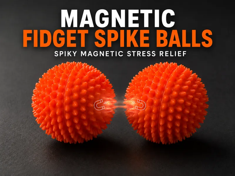 Magnetic Fidget Spike Balls - Spiky Stress Balls