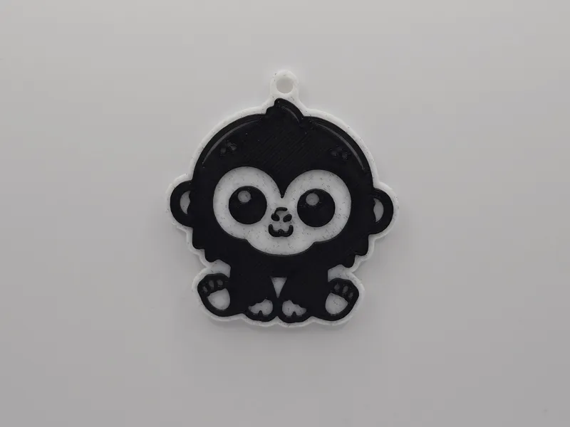 Cute Monkey Keychain