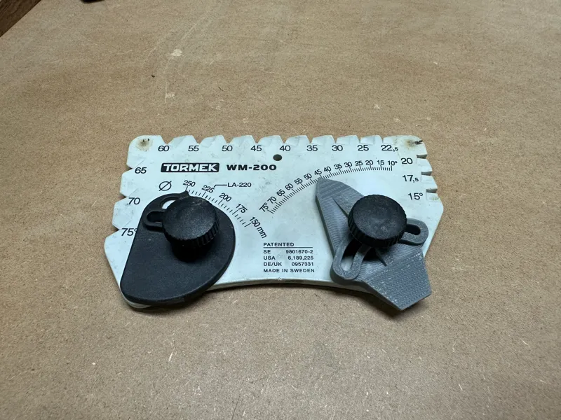 Tormek R3310 angle gauge replacment