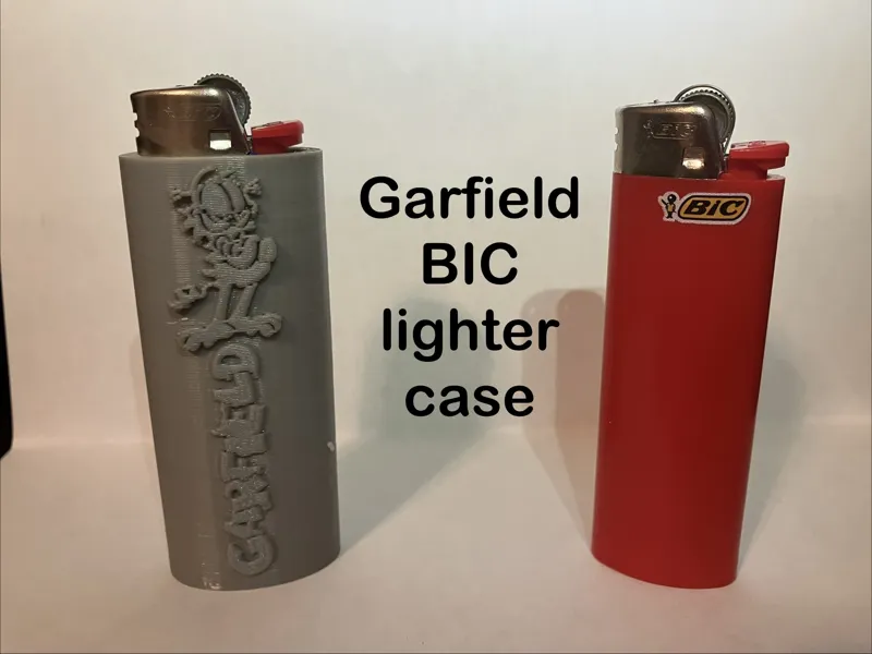 Garfield BIC lighter case
