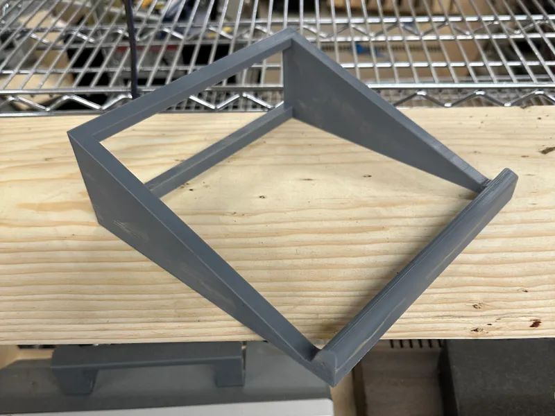 Angled speaker stand