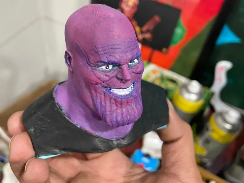 Thanos in Chill mode | Desk Figurine | Marvels | 