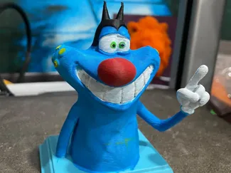 Oggy figurine 3D