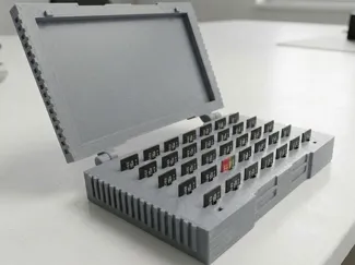 Caja para guardar microsd microsd box clouster