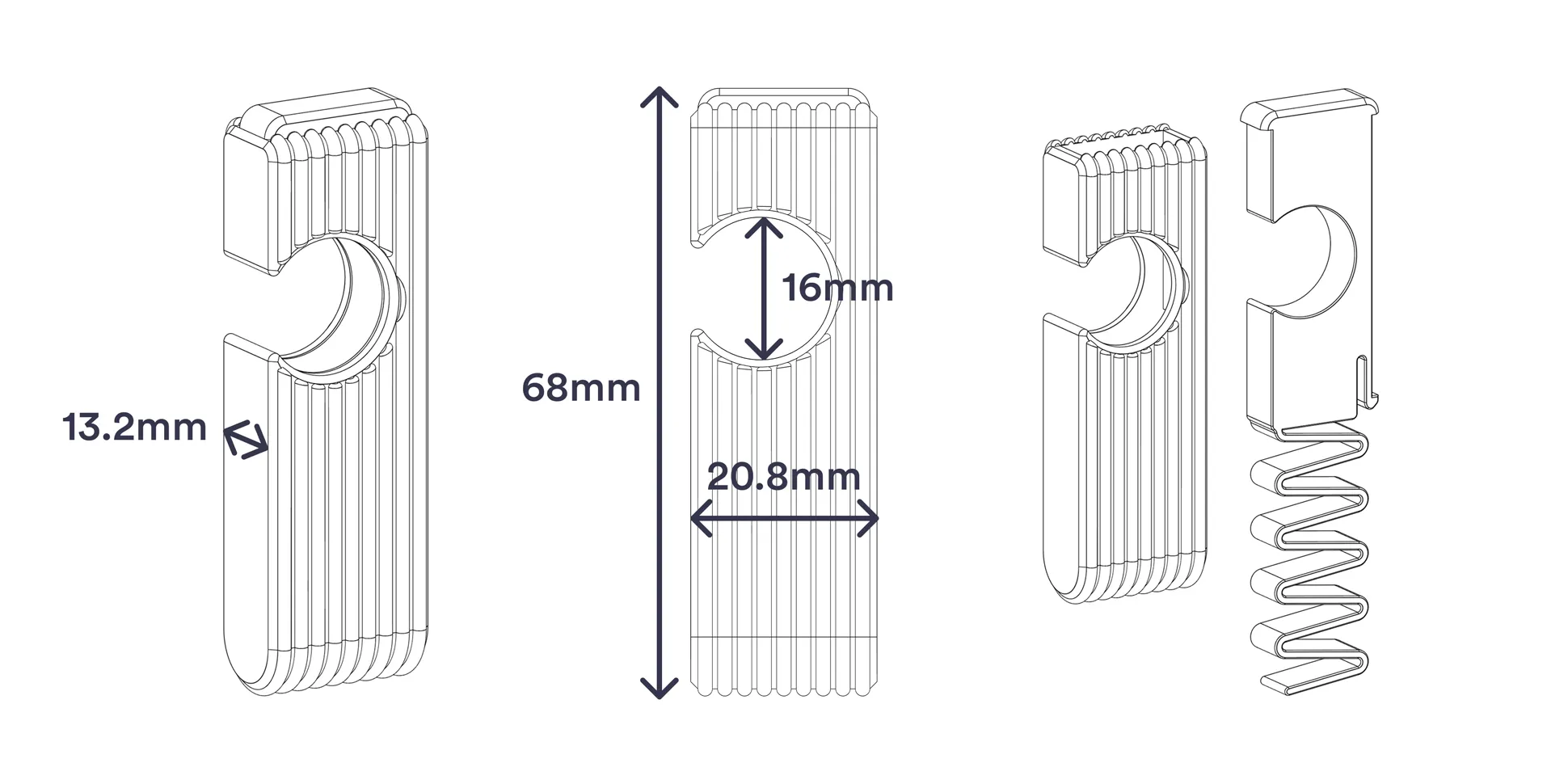 Dimensions of the model