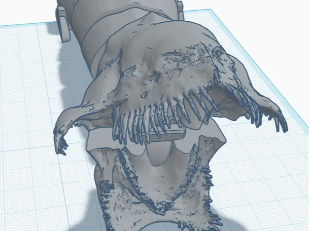 IRON LUNG eel flexible and posable mouth and head