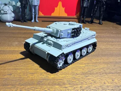 Fab365 Tiger Tank Model (Improved Version)