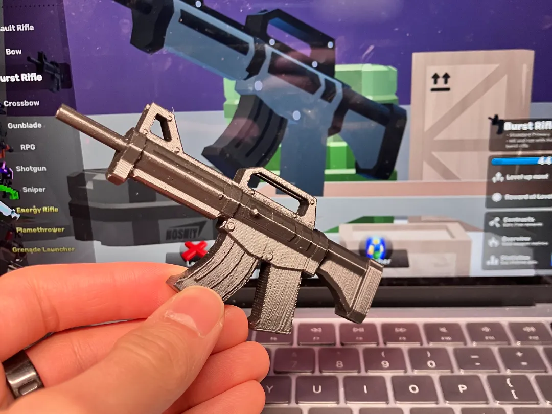 Fusil Burst — accessoire Roblox Rivals