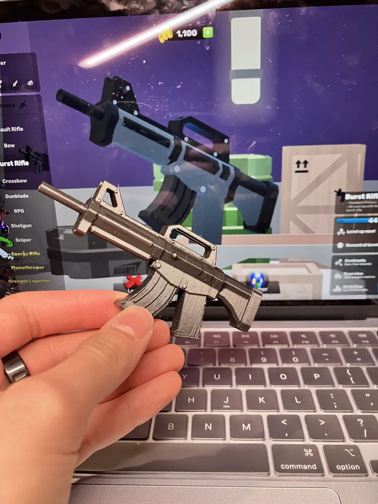 Candy Rifle Roblox Rivals Burst Rifle from Roblox RIVALS - Free 3D Print Model - MakerWorld