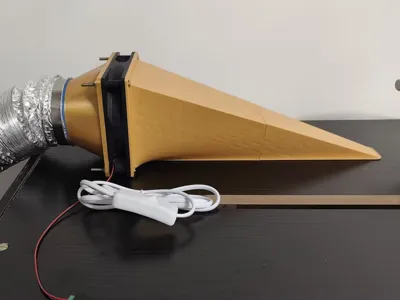 Cat Enclosure Air Vent to 12cm Fan Duct