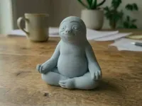 Figurine paresseux en méditation — photo 1