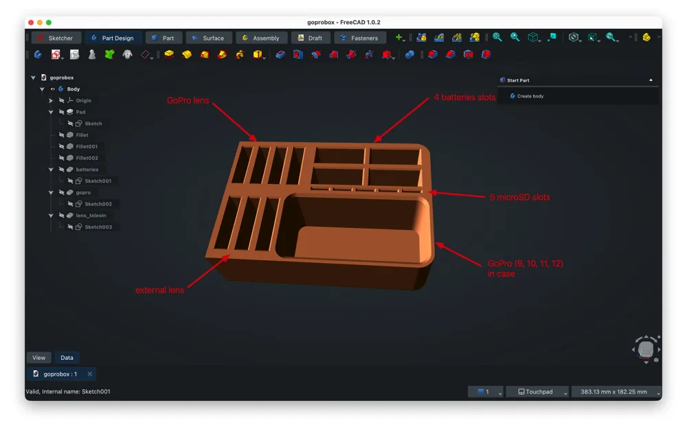GoPro Box - Free 3D Print Model - MakerWorld
