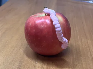 Worm-In-Apple prank
