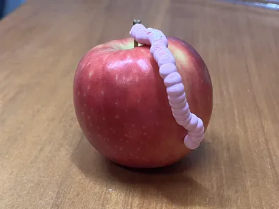 Worm-In-Apple prank