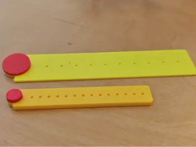 Rotatable Circle Drawing Ruler