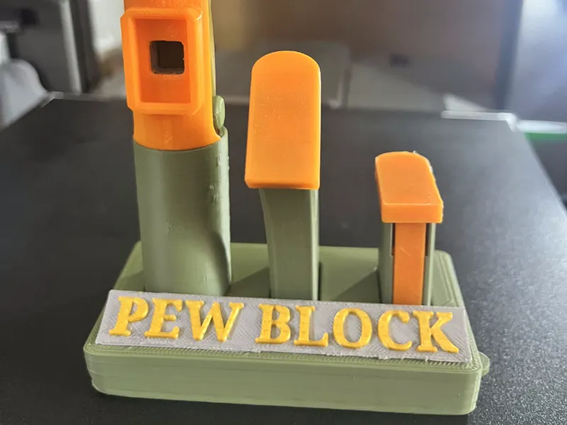 Base exposición para  pistola  bolsillo Pew Block