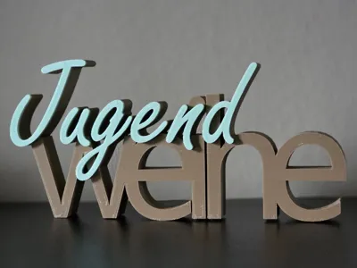 Jugendweihe Lettering