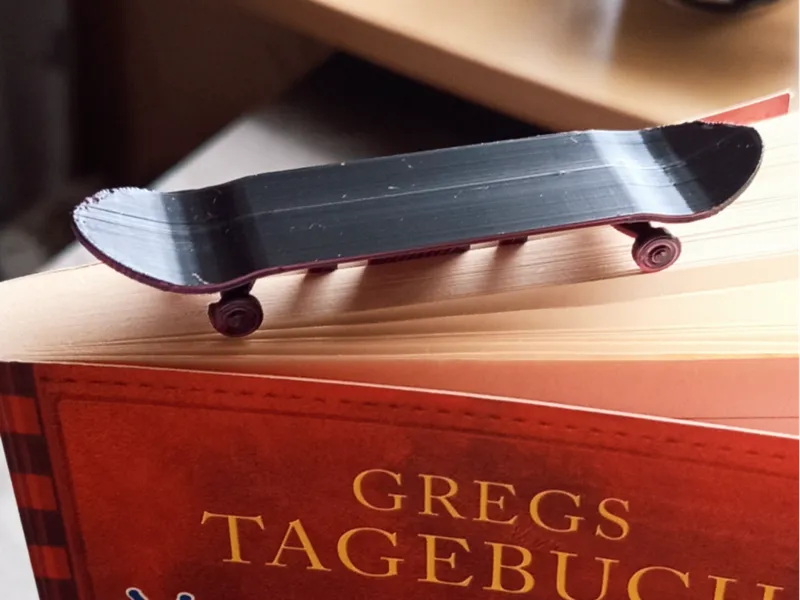 Skateboard Bookmark / Lesezeichen