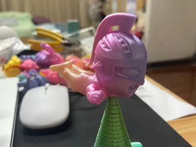 ultraman seven flying with flexi base