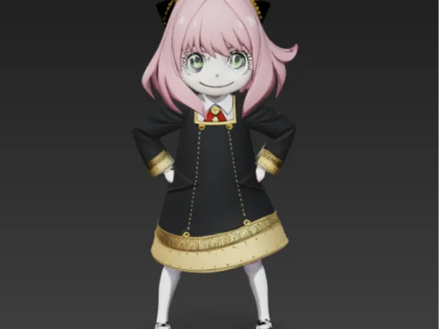 Anya Forger - Spy x Family | 3D Miniature FanArt