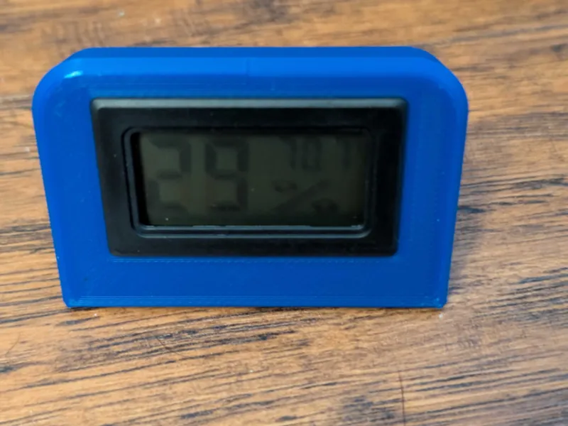 Square Humidity and temp sensor table top holder
