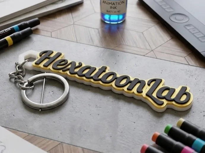 Custom name keychain