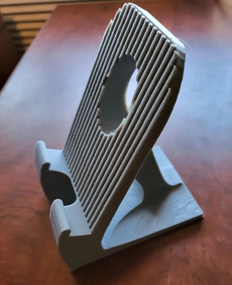 Generic Smart Phone Stand with Cable Clearance