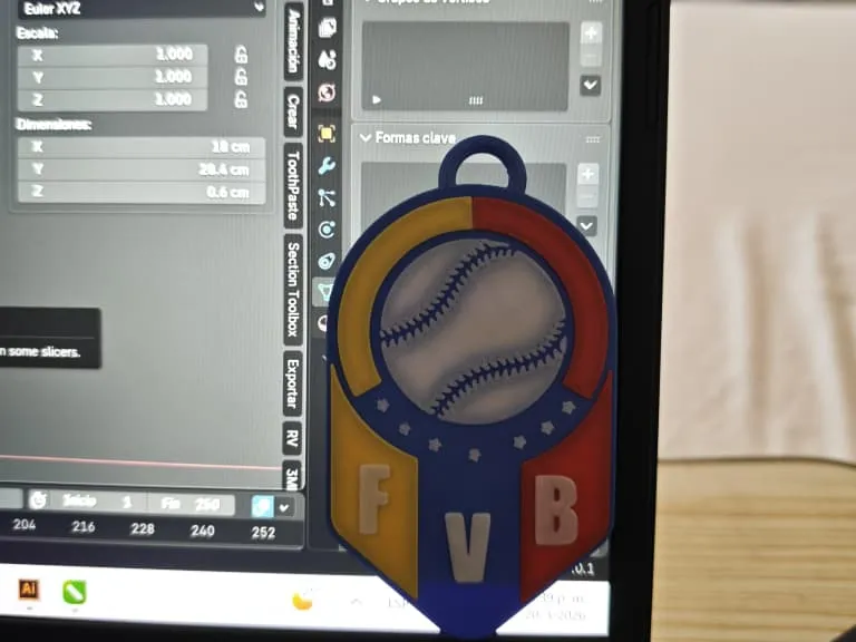 escalable y editable con blender o bambustudio