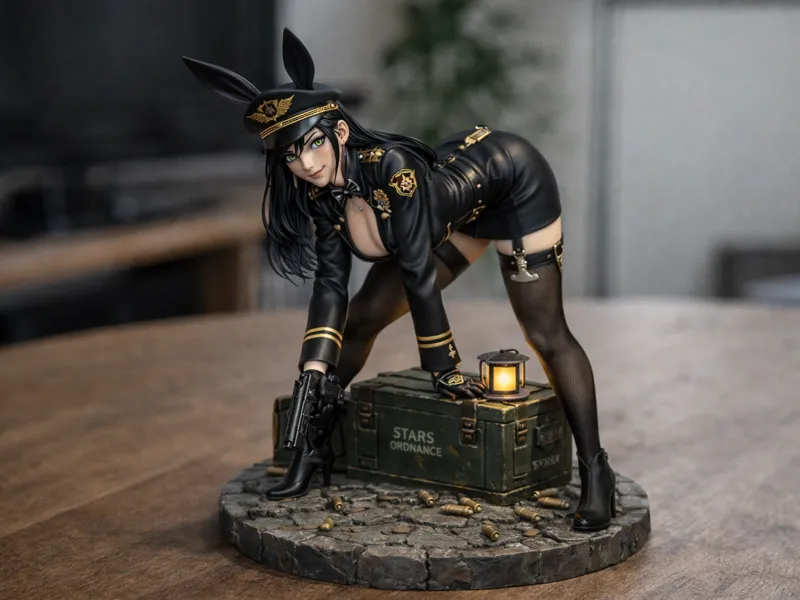 Waifu Bunny military officer