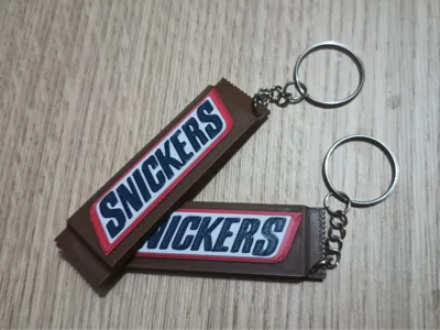 SNICKERS Chocolate Bar Keychain