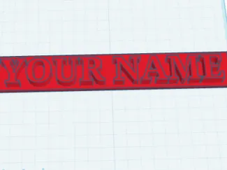 Custom Nameplate