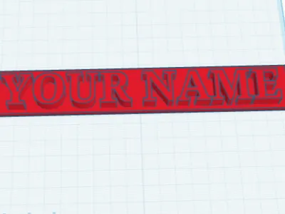 Custom Nameplate