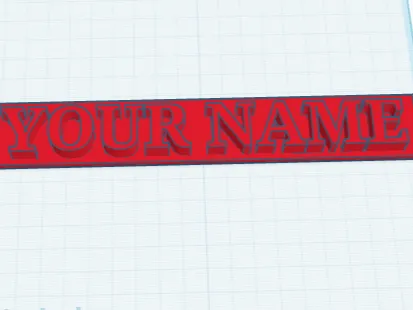 Custom Nameplate
